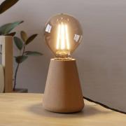 Asby bordlampe, lyst tre, høyde 10 cm, tre