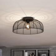 Rinroe taklampe, Ø 45 cm, svart, stål