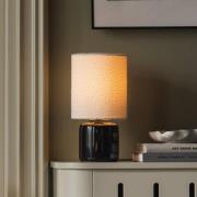 Globen Lighting bordlampe Florian, hvit/svart, høyde 39 cm