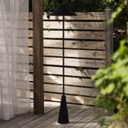 Globen Lighting Akku-utendørs gulvlampe Cannes, svart, IP54