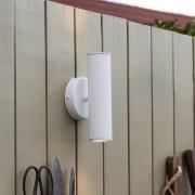 Globen Lighting vegglampe Hubble, hvit, høyde 21 cm, IP44