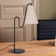 Globen Lighting bordlampe Lou, svart/hvit, høyde 55 cm