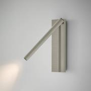 Bover LED-vegglampe Arid A/03 grå, aluminium, 2700 K