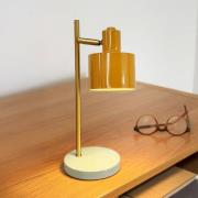 Dyberg Larsen LED-batteridrevet bordlampe Ocean Mini, karri/turkis