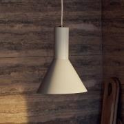 FRANDSEN Hengelampe Lyss, beige, metall, Ø 18 cm, E27