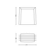 Philips myGarden Shades vegglampe E27 antrasitt