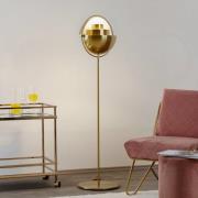 Gubi gulvlampe Multi-Lite, høyde 148 cm, messing/messing