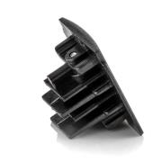 Sluttstykke for 3-fase strømskinne Noa, svart