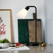 Nordlux bordlampe Molli, høyde 46 cm, svart, glass/metall