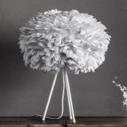 Skjerm lysegrå - bordlampe Eos medium