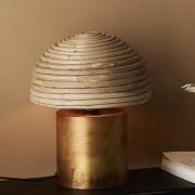 PR Home Bess bordlampe, rotting, høyde 32 cm, soppform