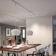 Paulmann URail endehette, signalhvit, sett med 2 stk., plast