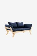 Karup DesignLounge-sovesofa Bebop Natur BaseBlåSovesofaerFra Homeroom