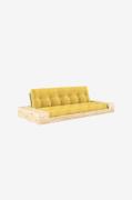 Karup DesignBase Sovesofa m. 2 sidebokser Tre-seterGulSovesofaerFra Ho...