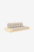 Karup DesignBase Sovesofa m. 2 sidebokser Tre-seterBeigeSovesofaerFra ...