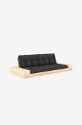 Karup DesignBase Sovesofa m. 2 sidebokser Tre-seterGråSovesofaerFra Ho...