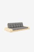 Karup DesignBase Sovesofa m. 2 sidebokser Tre-seterGråSovesofaerFra Ho...