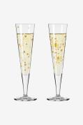 RitzenhoffGoldnacht Champagneglas 2-p 2024FlerfargetVinglassFra Homero...