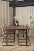 Venture HomeSpisegruppe Belinda med 6 Levis spisestolerBrunSpisegruppe...