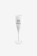 KoziolChampagneglass Med Print 6-pk CHEERS 100 mlHvitVinglassFra Homer...