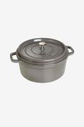 StaubGryte La Cocotte rund 28 cm, 6,7 lGråGryter & kasserollerFra Home...