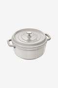 StaubGryte La Cocotte rund 26 cm, 5,2 lGråGryter & kasserollerFra Home...