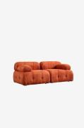 Hanah Home2-seters sofa MuffinOrange2-seters sofaerFra Homeroom