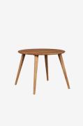 Wood FurnitureSpisebord Lula, 100cm, rundt, eikBrunSpisebordFra Homero...