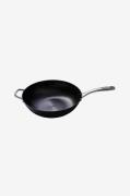 SkottsbergWokpanne i støpejern 34 cmSvartStekepanner & grillpannerFra ...