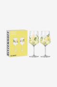 RitzenhoffVinglass Sommertau 2-p Limoncello 25FlerfargetVinglassFra Ho...