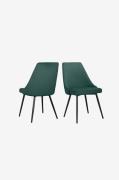 Loft24Spisestuestol 2Pk NataschaGrønnStolerFra Homeroom