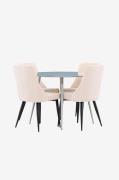 Venture HomePlaza spisebord med Leone spisestolBeigeSpisegrupperFra Ho...