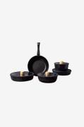 HermiaGrytesett (14 deler)-Hona XlSvartGryter & kasserollerFra Homeroo...