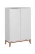 Loft24Pelle Skap med 2 dører i MdfHvitSkapFra Homeroom