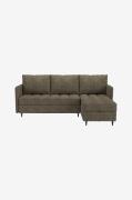 Loft24Lindhus Sofa 3-seter med oppbevaring Vendbar chaiselong i chenil...