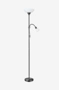 EGLOGulvlampe Up 2 With Reading LightSvartGulvlamperFra Homeroom