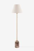 Globen LightingGulvlampe Gino Beige travertinBrunGulvlamperFra Homeroo...