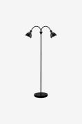 NordluxGulvlampe Ray DoubleSvartGulvlamperFra Homeroom