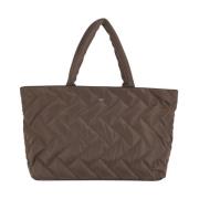 Quiltet Nylon Tote Bag