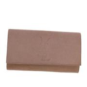 Pre-owned Rosa skinn Yves Saint Laurent Clutch