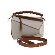 Pre-owned Beige skinn Loewe skulderveske