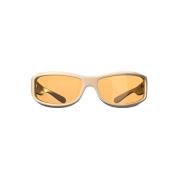 Corlinn Eyewear Eggshell White Dark Yellow Solbriller