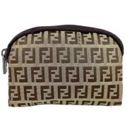 Pre-owned Brunt lerret Fendi Clutch