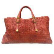 Pre-owned Rødt skinn Bottega Veneta veske