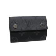 Pre-owned Svart lerret Louis Vuitton lommebok