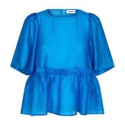 Moniquecc Flow Bluse - New Blue