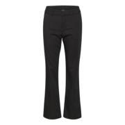 Sort Kaffe Kalea Flared Chino Pants