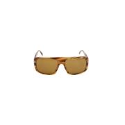 Pre-owned Brown Acetate Tom Ford solbriller