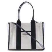 Pre-owned Hvitt lerret Balenciaga Tote