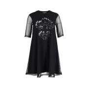 Pre-owned Svart polyester Alexander McQueen kjole